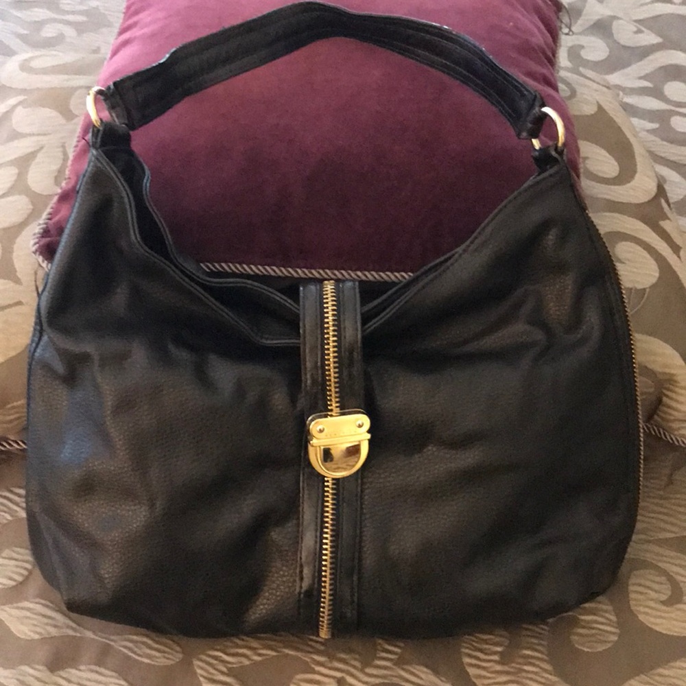 Black hobo style bag.